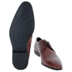 Clarks Boswyn Lace Shoes – Dark Tan Leather – Mens Shoes - Crep Direct UK