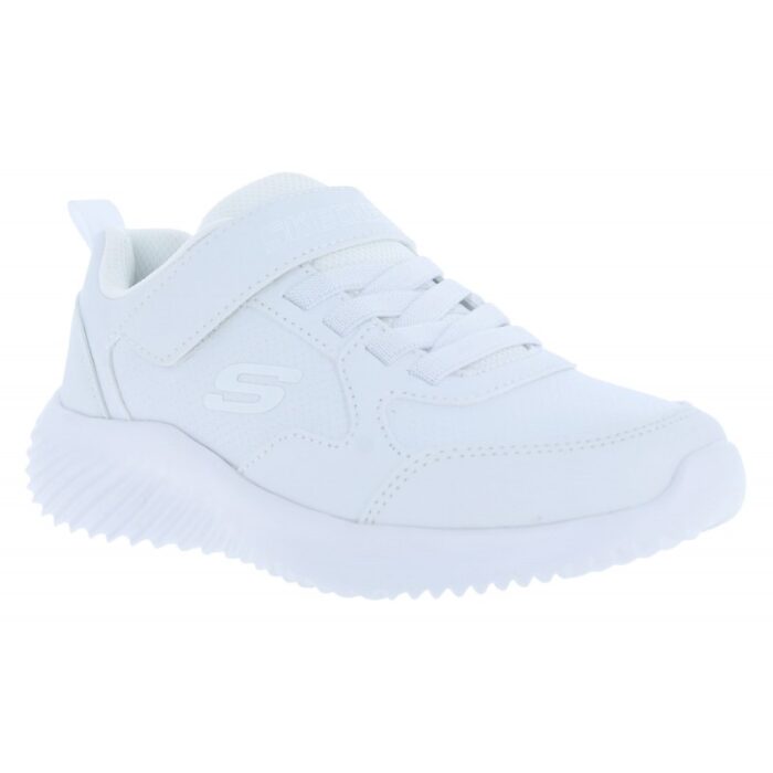 Skechers Bounder Power Study 405626L Trainer – White – Boys Shoes - Crep Direct UK