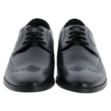 Clarks Brandon Limit Lace-Up Shoes – Black Leather – Mens Shoes - Crep Direct UK