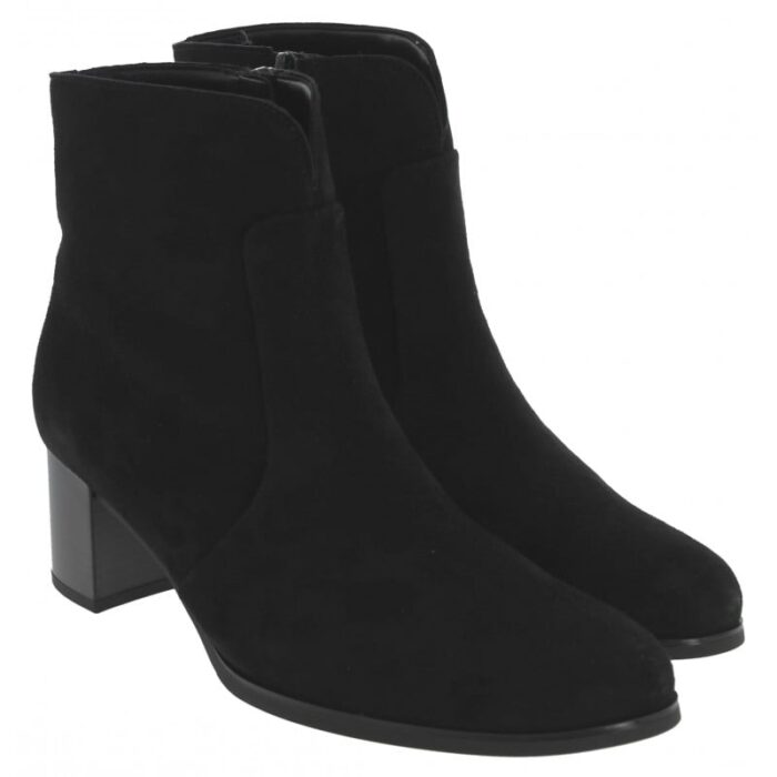 Gabor Breath 55.693 Ankle Boots – Black Suede – Womens Boots - Crep Direct UK