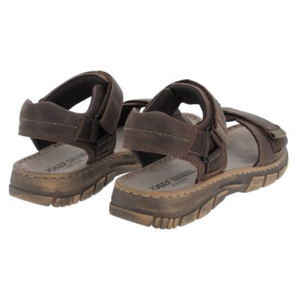 Josef Seibel Brendan 01 16801 Sandals – Brown Leather – Mens Sandals, Sliders & Toe Posts - Crep Direct UK