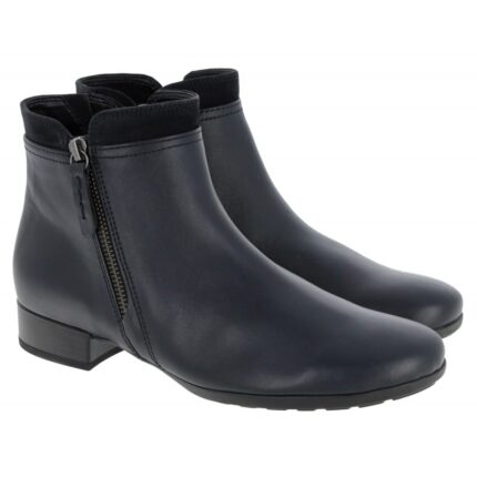 Gabor Briano 52.718 Ankle Boots – Midnight Leather – Womens Boots - Crep Direct UK Gabor Briano 52.718 Ankle Boots – Midnight Leather – Womens Boots - Crep Direct UK