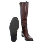 Gabor Brook S 51.648 Knee High Boots – Sattel Leather – Womens Boots - Crep Direct UK