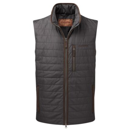 Schoffel Brora Gilet 22956 - Charcoal - Mens Clothing