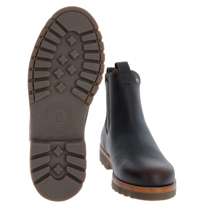 Panama Jack Burton Igloo Chelsea Boots – Chestnut Leather – Mens Boots - Crep Direct UK