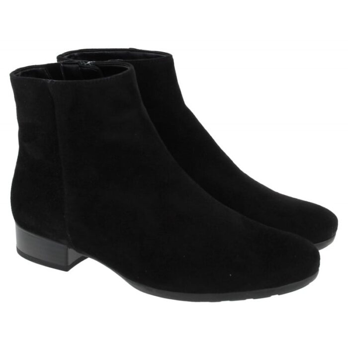Gabor Buzz 52.719 Ankle Boots – Black Suede – Womens Boots - Crep Direct UK