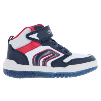 Geox J Buzzerlight J46MCA Trainer - Navy / White - Boys Boots