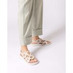 Wonders Toledo C-6533 Flat Sandals – White Leather – Womens Sandals, Sliders & Toe Posts - Crep Direct UK