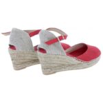 Toni Pons Caldes Wedge Espadrilles – Vermell Linen – Womens Espadrilles - Crep Direct UK Toni Pons Caldes Wedge Espadrilles – Vermell Linen – Womens Espadrilles - Crep Direct UK