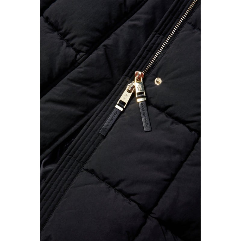 Holland Cooper Carrington Longline Coat – Black – Ladies Clothing - Crep Direct UK