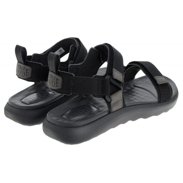 Hey Dude Carson 40727 Sandals – Black/Black – Mens Sandals, Sliders & Toe Posts - Crep Direct UK
