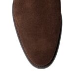 Crockett & Jones Crockett & Jones Chelsea 8 Boots – Dark Brown Suede – Mens Boots - Crep Direct UK