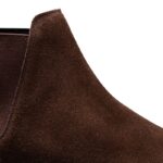 Crockett & Jones Crockett & Jones Chelsea 8 Boots – Dark Brown Suede – Mens Boots - Crep Direct UK