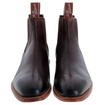 R. M. Williams Chinchilla Boots – Bordeaux – Mens Boots - Crep Direct UK