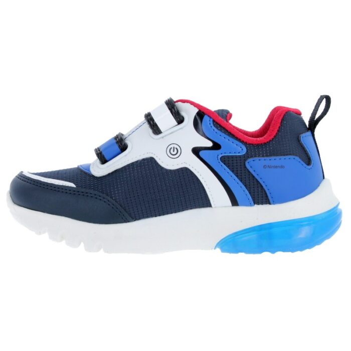 Geox J Ciberdron J46LBI Trainers – Navy / Red – Boys Shoes - Crep Direct UK