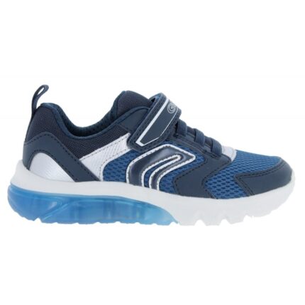 Geox J Ciberdron J45LBC Trainer – Avio / Navy – Boys Shoes - Crep Direct UK Geox J Ciberdron J45LBC Trainer – Avio / Navy – Boys Shoes - Crep Direct UK