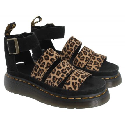 Dr. Martens Clarissa II Quad Sandals – Leopard/Black Leather – Womens Sandals, Sliders & Toe Posts - Crep Direct UK Dr. Martens Clarissa II Quad Sandals – Leopard/Black Leather – Womens Sandals, Sliders & Toe Posts - Crep Direct UK