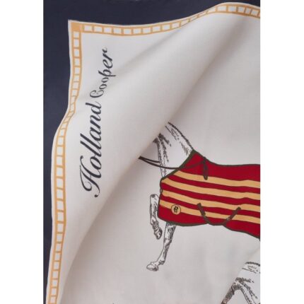 Holland Cooper Nine Horse Silk Scarf – Multi – Ladies Clothing - Crep Direct UK