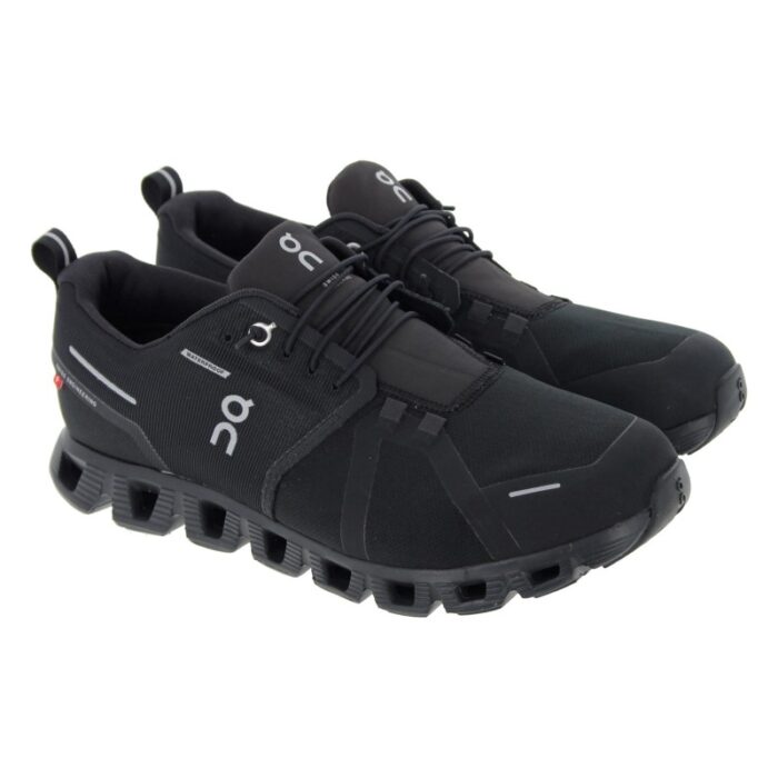 On Running Cloud 5 Waterproof 59.98842 Mens Trainers – All Black – Mens Performance Running - Crep Direct UK
