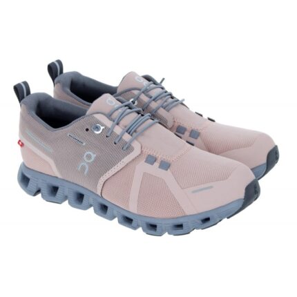 On Running Cloud 5 Waterproof 59.98527 Ladies Trainers – Rose/Fossil – Womens Performance Running - Crep Direct UK On Running Cloud 5 Waterproof 59.98527 Ladies Trainers – Rose/Fossil – Womens Performance Running - Crep Direct UK