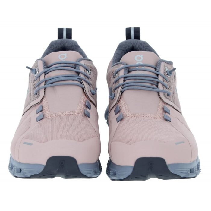 On Running Cloud 5 Waterproof 59.98527 Ladies Trainers – Rose/Fossil – Womens Performance Running - Crep Direct UK