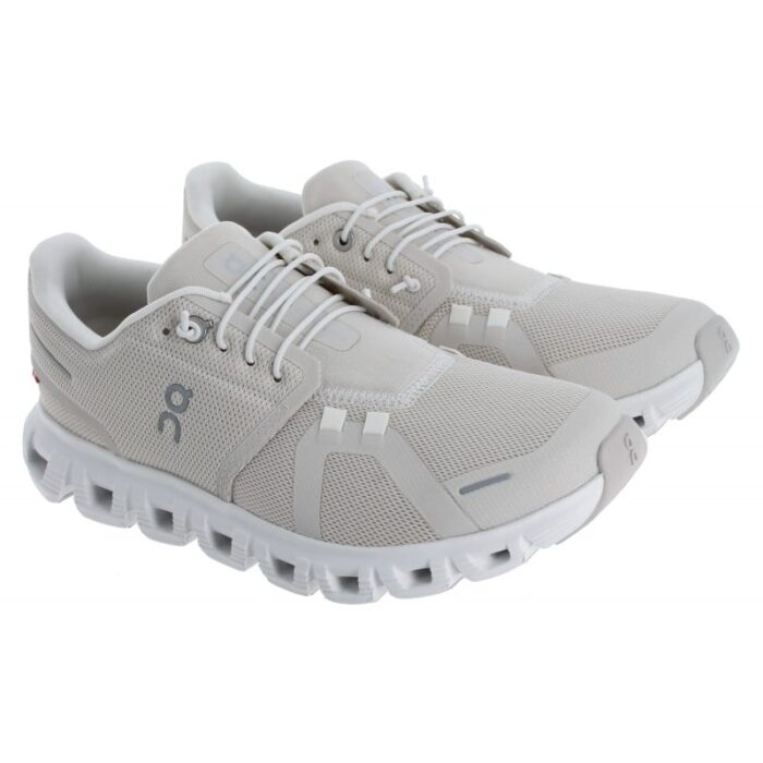 On Running Cloud 6 3WF10060755 Ladies Trainers – Pearl/White – Womens Performance Running - Crep Direct UK