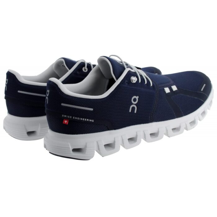 On Running Cloud 6 3MF10070692 Mens Trainers – Midnight/White – Mens Performance Running - Crep Direct UK