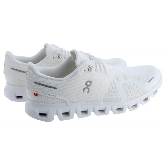 On Running Cloud 6 3WF10061200 Ladies Trainers – White/White – Womens Performance Running - Crep Direct UK