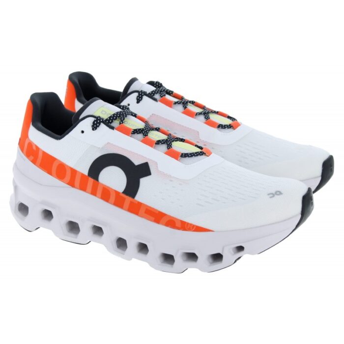 On Running Cloudmonster 61.98086 Mens Trainers – Undyed/White – Mens Performance Running - Crep Direct UK