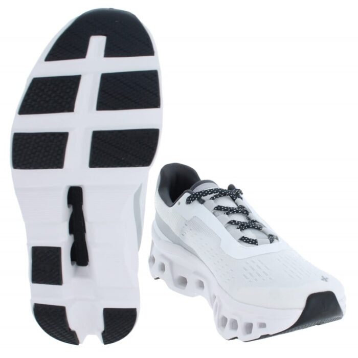 On Running Cloudmonster 61.98285 Ladies Trainers – Undyed-White – Womens Performance Running - Crep Direct UK