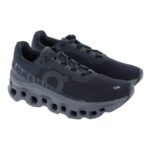 On Running Cloudmonster 61.99024 Ladies Trainers – Black / Magnet – Womens Performance Running - Crep Direct UK