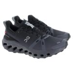On Running Cloudsurfer Trail Waterproof Ladies Trainers 3WE10290106 – Black/Eclipse – Womens Performance Running - Crep Direct UK