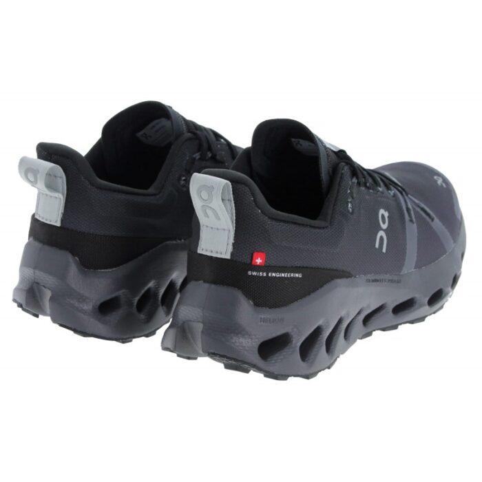 On Running Cloudsurfer Trail Waterproof Ladies Trainers 3WE10290106 – Black/Eclipse – Womens Performance Running - Crep Direct UK