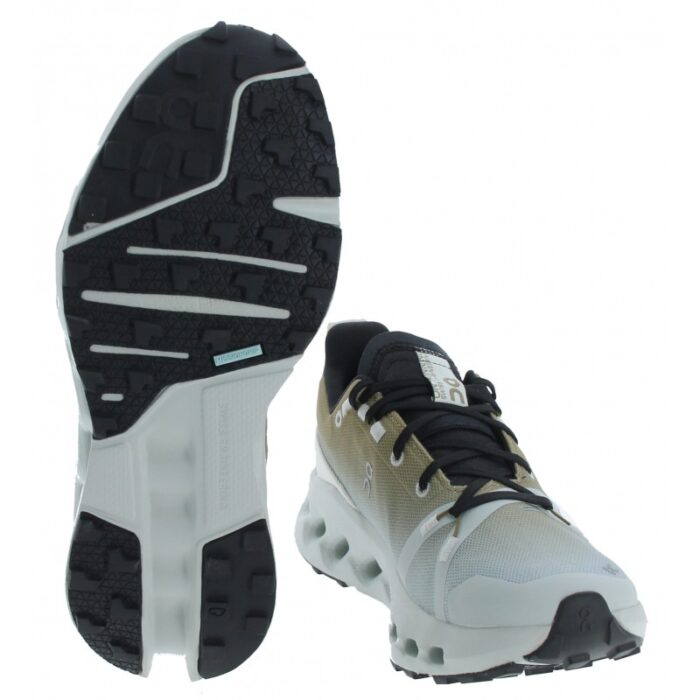 On Running Cloudsurfer Trail Waterproof Ladies Trainers 3WE10292065 – Safari/Mineral – Womens Performance Running - Crep Direct UK