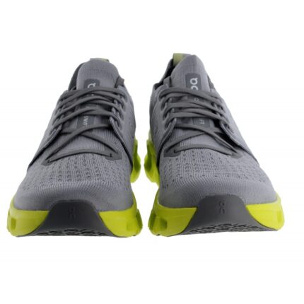 On Running Cloudswift 4 3MF10133348 Mens Trainers – Alloy/Lime – Mens Performance Running - Crep Direct UK