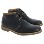 Anatomic Gel Anatomic Shoes Colorado 565603 Desert Boots – Navy Leather – Mens Boots - Crep Direct UK