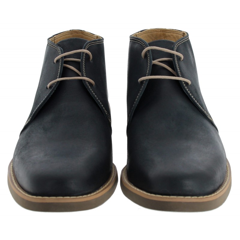 Anatomic Gel Anatomic Shoes Colorado 565603 Desert Boots – Navy Leather – Mens Boots - Crep Direct UK