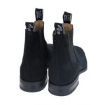 R. M. Williams Comfort Craftsman Boots – Black Suede – Mens Boots - Crep Direct UK