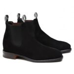 R. M. Williams Comfort Craftsman Boots – Black Suede – Mens Boots - Crep Direct UK