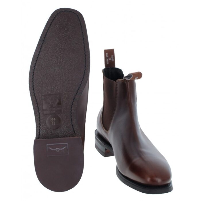 R. M. Williams Comfort Craftsman Boots – Mid Brown Leather – Mens Boots - Crep Direct UK