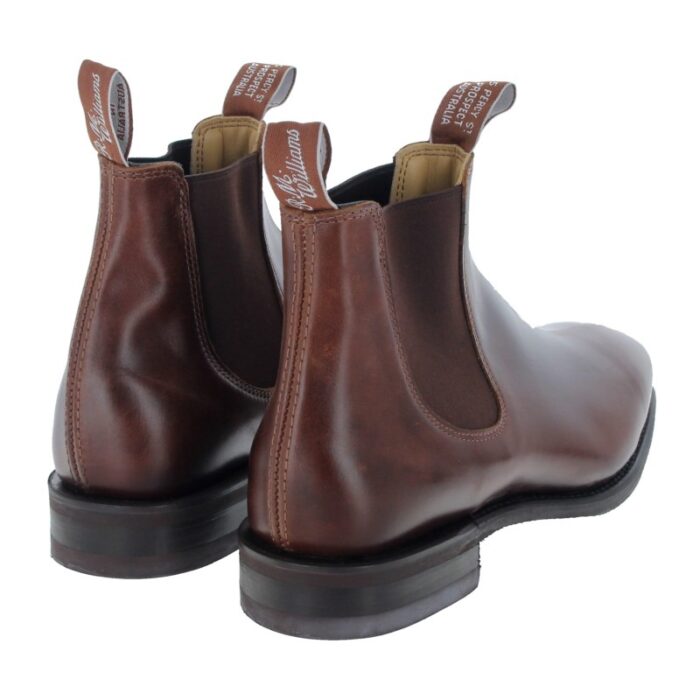R. M. Williams Comfort Craftsman Boots – Mid Brown Leather – Mens Boots - Crep Direct UK