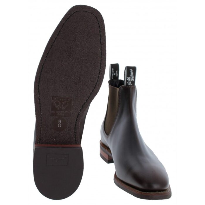 R. M. Williams Comfort Craftsman Boots – Walnut Leather – Mens Boots - Crep Direct UK