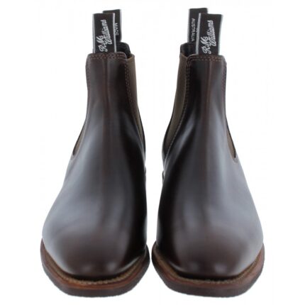 R. M. Williams Comfort Craftsman Boots – Walnut Leather – Mens Boots - Crep Direct UK