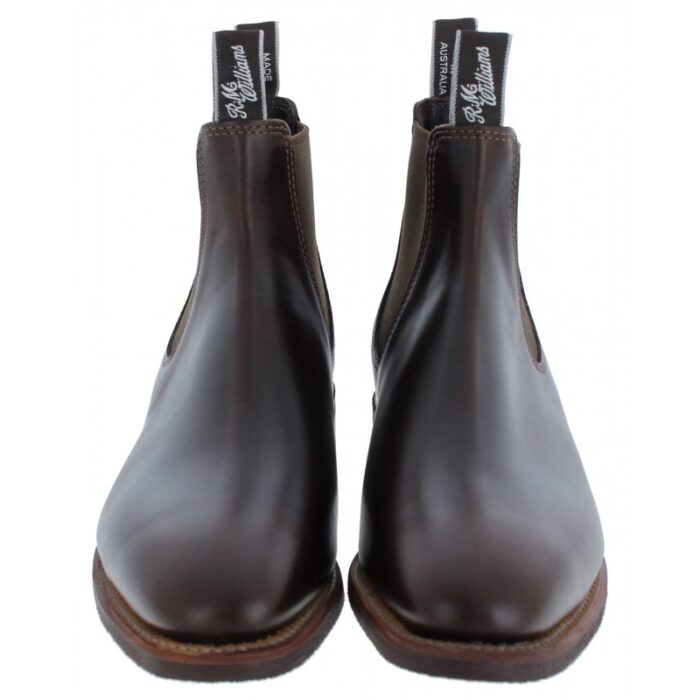 R. M. Williams Comfort Craftsman Boots – Walnut Leather – Mens Boots - Crep Direct UK