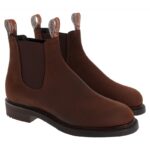 R. M. Williams Comfort Goodwood Boots – Bark Oily Leather – Mens Boots - Crep Direct UK