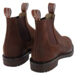 R. M. Williams Comfort Goodwood Boots – Bark Oily Leather – Mens Boots - Crep Direct UK