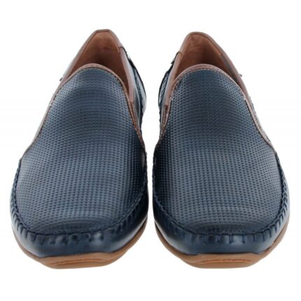 Pikolinos Conil M1S-3193C1 Shoes – Blue Leather – Mens Shoes - Crep Direct UK