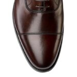 Crockett & Jones Crockett & Jones Connaught Shoes – Dark Brown Burnished Calf – Mens Shoes - Crep Direct UK