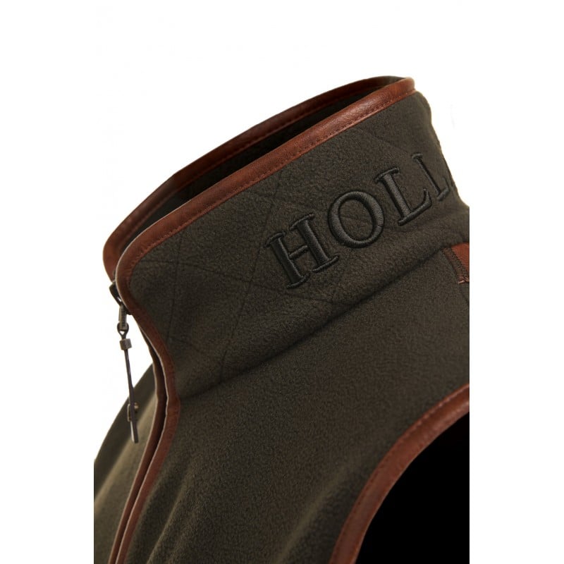 Holland Cooper Country Fleece Gilet – Khaki – Ladies Clothing - Crep Direct UK
