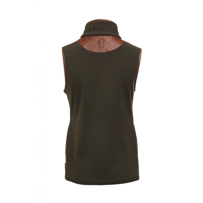 Holland Cooper Country Fleece Gilet – Khaki – Ladies Clothing - Crep Direct UK